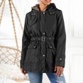 thumbnail image 1 of Puntoco, chaqueta de manga larga de Color sólido para otoño e invierno para mujer, abrigo grueso con capucha, abrigo acolchado, liquidación Puntoco Puntoco-1683, 1 of 6
