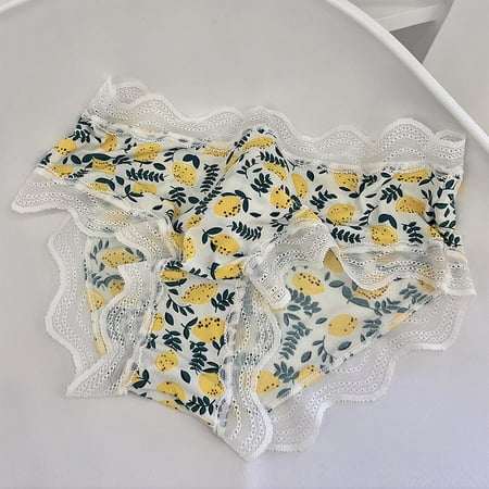 

Aayomet Women S Panties Women Underwear Thongs Lace Bikini Panties G String Thong Ladie Brief Underwear Thong Yellow L