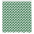 thumbnail image 2 of Ambesonne Philodendron Shower Curtain, Jungle Leaves, 69"Wx75"L, Green and White, 2 of 2