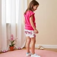 thumbnail image 6 of UYYX Toddler Summer Outfits Toddler Girl Outfits 3T Toddler Girls Summer Outfit Top And Shorts Clothing Set, 6 of 9