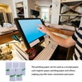 thumbnail image 2 of Thermal Paper Rolls Scratch-resistant Printing Cash Register Credit Card Receipt Tag Portable Pocket Home Printer Accessories 5 adhesive paper, 2 of 7