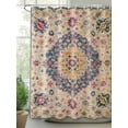 thumbnail image 2 of Fsddascl Boho Southwest Shower Curtain Set - Long 72" x 84" Washable Bathtub Curtain with 12 Hooks, Vintage Country Ethnic Nation Motifs Waterproof Fabric Stall Shower Curtains for Bathroom/Bathtub, 2 of 6