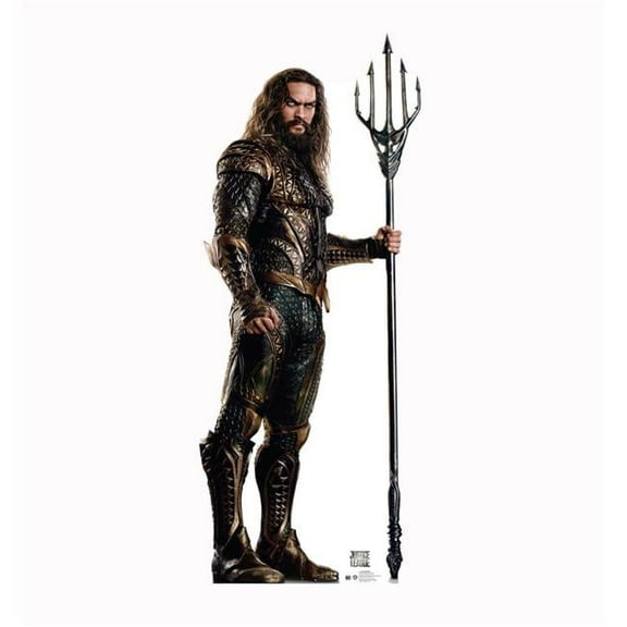 81 x 33 in. Aquaman - Justice League Cardboard Standup