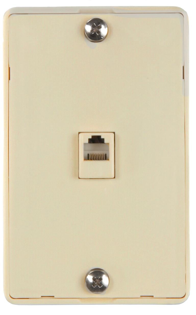 amertac - zenith tw1003wpa tw1003wpa 6 wire triplex wall phone jack ...