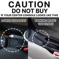 thumbnail image 4 of KMMOTORS Coin Box Side Pocket Black Console Side Organizer Seat Gap Filler Console Side Organizer Multi-Functional Storage (Black. Driver. With Cupholder), 4 of 5