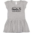 thumbnail image 3 of Inktastic From Santa Fe New Mexico in Black Distressed Text Girls Toddler Dress, 3 of 5