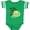 Football Green and White, variant on Inktastic My Great Aunt Loves Me Cute Turtle Boys or Girls Baby Bodysuit