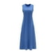 thumbnail image 2 of Vestido de verano para mujer, suave, con cuello redondo, para aniversario, trabajo, regalo de cumpleaños SG, 2 of 7