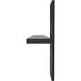 thumbnail image 3 of Ekena Millwork 2 1/2"W x 22"D Floating Steel Heavy Duty Wall Mount, Powder Coated Black, 3 of 10