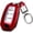 Red, variant on Key Fob Cover Compatible with Infiniti Q50 Q60 QX50 QX55 QX60 EX25 EX35 FX35 FX45 FX50 EX37 2018-2025 ABS 3 Button Keychain Case Holder Protector,Black