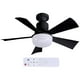 thumbnail image 1 of Ventilador de techo silencioso con control remoto de luz LED para dormitorio, sala de estar, cocina, 1 of 9