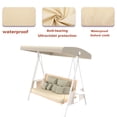 thumbnail image 4 of Cubierta Superior de Repuesto para Toldo de Columpio Hagsfire Impermeable Beige, 4 of 7