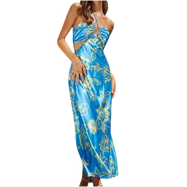 Mujeres moda sexy babes verano selva vestido mujeres Pompotops ghjkhdj18730