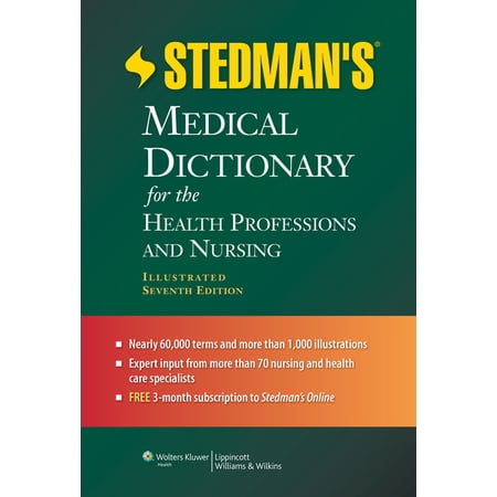 Stedman's Medical Dictionary for the Health Professions and Nursing (Hardcover)