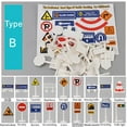 Lolynie Toddler Toys With Traffic Sign Road Map Building Mat Kids