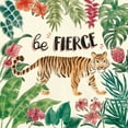 thumbnail image 2 of Penner, Janelle 26x26 White Modern Wood Framed Museum Art Print Titled - Jungle Vibes II, 2 of 4