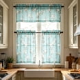 thumbnail image 4 of Gumesh Kitchen Curtains, Short Non-See-Through Privacy Tier Curtains, Light Filtering Semi Sheer Small Window Drapes for Bathroom Cafe, 3Pcs, 4 of 7