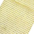 thumbnail image 3 of O'Creme Rhinestone Mesh Ribbon Wrap 24 Row 4-1/2 Inch Wide x 10 Yards, Gold, 3 of 3