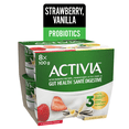 thumbnail image 1 of Activia Probiotic Yogurt, Strawberry/Vanilla, 8x100g, 1 of 8