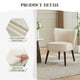 thumbnail image 5 of Yeshouse Velvet Accent silla para sala de estar - silla de salón moderna de mediados de siglo con patas de madera, silla Wingback de 300 libras de capacidad, 5 of 8