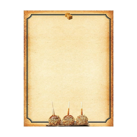 Great Papers! Taffy Apples Fall Letterhead 8.5" x 11" 80/Pack (2018014)