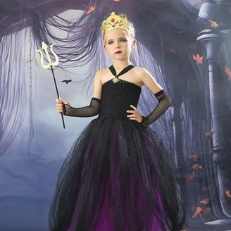 Formal Wear Enchanted Giselle Purple Dress Girls Giselle Princess Dress  Short Sleeve Halloween Magic Skirt