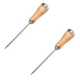 thumbnail image 1 of Oleegame 2PC Tomato Slicer And Lemon Slicer Stainless Single Fork Ice Cocktail Single Fork Halberd Ice Chisel Yellow, 1 of 8