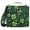 Clover and Dots, variant on 3 Ring Zipper Binder with Shoulder Strap Waterproof Trapper Keeper 1.5 Inch D-Ring 500 Sheets Capacity Clover and Dots