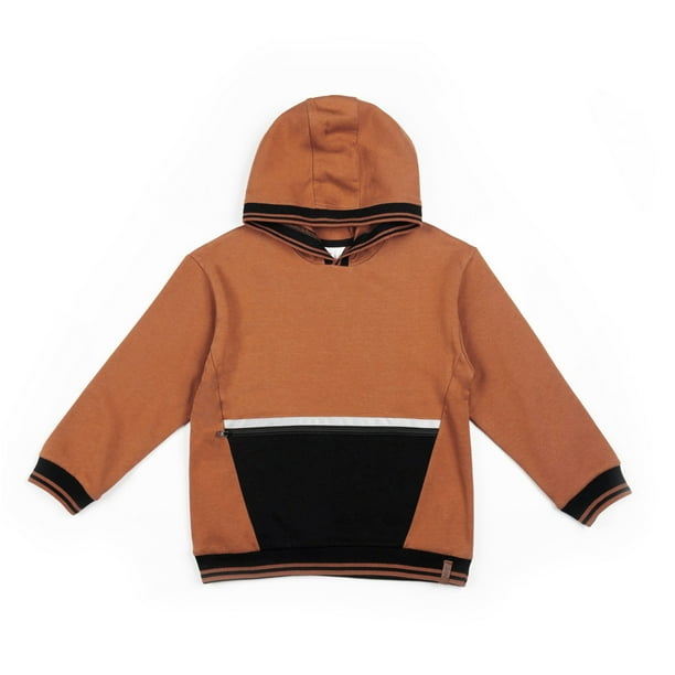 Fleece shop hooded top