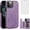 Purple, variant on Asuwish Compatible with iPhone 12 Mini 5.4 Wallet Phone Case Tempered Glass Screen Protector and Flower PU Leather Credit Card Holder Stand Cell Cover for iPhone12mini 5G i 12s iPhone12 12mini Blue