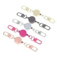 thumbnail image 4 of 21MM Anti-theft Metal Easy-to-pull Buckle Rope Retractable Key Holder Elastic Keychain Sporty Retractable Key Ring Nurse Parts Gold, 4 of 6