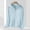 Light Blue, variant on Drovellove Plus Size Women's Long Sleeve Hooded Zip Up Sun Protection Shirt with Thumb Holes - Breathable Athletic Fishing Hiking Top, UPF Outdoor Casual Pullover Jacket for Running, Travel