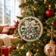 thumbnail image 2 of 2026 New Christmas DIY Diamond Painting Wall Hanging Ornament, Fun Hand‑Craft Project for Holiday Leisure Time,Festive Round Hanging Decor for Xmas Home Wall Window,Hand‑Finished Seasonal Accessory, 2 of 3