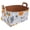Multicolor 2, variant on Gentleman Dog Background Storage Basket Collapsible Storage Bin, PU Foldable Basket Convenient Box Storage Organizer with Handles for Shelves Office Bedroom Closet Nursery Toys Laundry