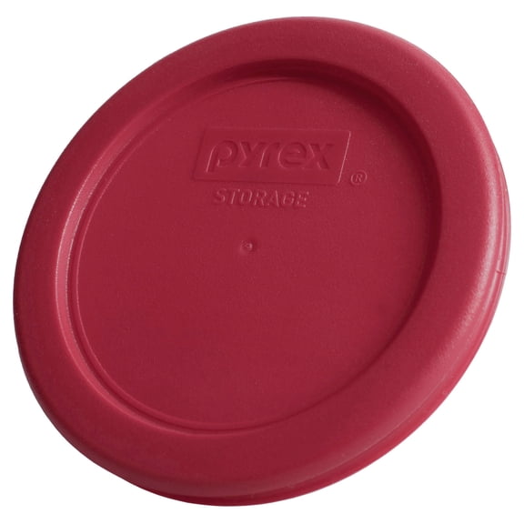 Pyrex 7202-PC 1-Cup Sangria Red Round Food Storage Replacement BPA-Free Plastic Lid