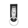 thumbnail image 1 of icolorfuled Men's Leather Belt Keychain Key Ring Color Protection DIY Keychain Plating Hanging Pendant Leather Seat Stainless Steel Belt Key Chain, 1 of 6