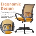 thumbnail image 4 of PayLessHere Orange Ergonomic Office Chair - Adjustable Mesh w/Lumbar Support, 4 of 7