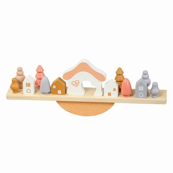 syligr Wooden Balancing Game for Toddlers Ages 3-6, Montessori Seesaw Toy, Early Learning Fine Motor Skills Toy for Kids, Classroom Homeschool Christmas Birthday Gift for Boys Girls