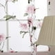 thumbnail image 3 of Cortina romana floral rosa de 0,8 x 1 m, cortinas de encaje, cortinas transparentes, cortinas francesas, cortinas opacas transparentes, 3 of 5