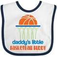 thumbnail image 3 of Inktastic Daddys Little Basketball Buddy Boys Baby Bib, 3 of 4