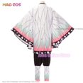 thumbnail image 3 of Disfraz de Kochou de Anime Shinobu para adultos y niños, ropa de Cosplay de Kanae, uniforme con Clip de mariposa, capa de Slayer, traje de Halloween, 3 of 5