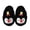 Black, variant on Kids Slippers – Penguin Shape Cartoon Plus Warm Indoor Slides – Winter Warmth Home Fun Footwear (Age 6 to 12 Years)