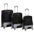thumbnail image 1 of Rockland Rome 3 Piece Hybrid EVA/ABS Spinner Luggage Set, 1 of 2