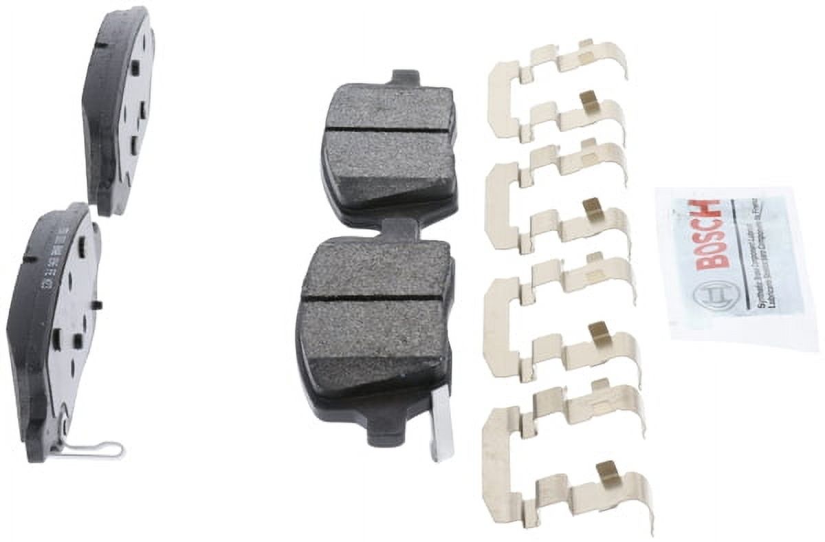 Bosch BE1093H Bosch Blue Semi-Metallic Brake Pads with Hardware