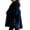 Blue, variant on Plus Size Coat Plus Size Coats Bed Jackets for Women Fuzzy Fleece Jacket for Women Lightweight Cozy Button Hooded Shirts Womens Winter Coats Causal Plus Size Bed Jackets, Black-L