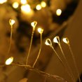 SolarPowered Led Firecracker Christmas Light String Festive Copper