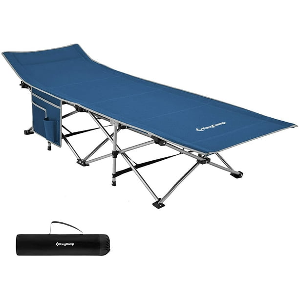 KingCamp Portable Folding Camping Cot with Unique HeavyDuty Carbon