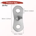 thumbnail image 4 of Ajustador de Cuerda Uxcell de Aleación de Aluminio [20PCS] - Ajustadores de Cuerda de Guyline - [Plateado] Ajustador de Cuerda para Tienda, 4 of 7