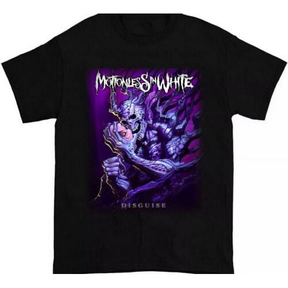 MOTIONLESS IN WHITE Disguise Unisex Full size Black Tee shirt