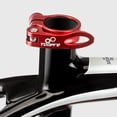 thumbnail image 3 of Clip de tubo de sillín de bicicleta Abrazadera de tija de sillín de bicicleta MTB de liberación rápida (rojo 31,8 mm) Likrtyny Para estrenar, 3 of 8